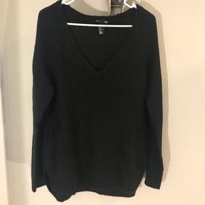 Classic black oversized sweater
